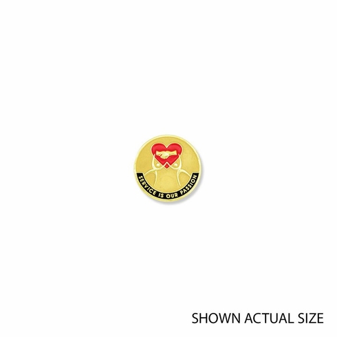 SERVICE IS OUR PASSION PIN