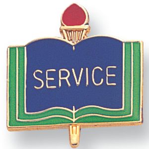 SERVICE PIN ENAMELED, ACADEMIC