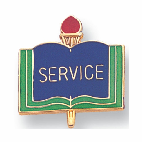 SERVICE PIN ENAMELED, ACADEMIC