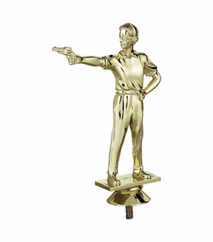 SHOOTER PISTOL MALE TROPHY FIGURE