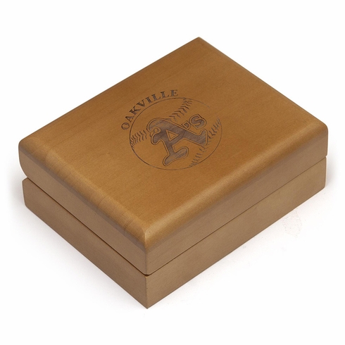 SILVER WHISTLE GIFT SET IN HARDWOOD BOX