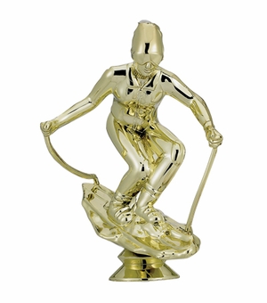SKIER FEMALE TROPHY FIGURE