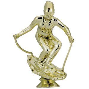 SKIER FEMALE TROPHY FIGURE