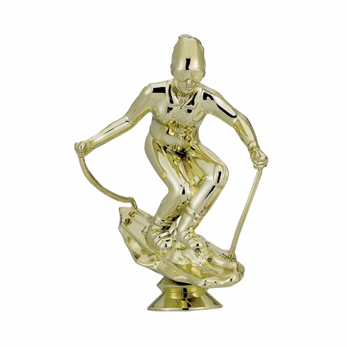 SKIER FEMALE TROPHY FIGURE