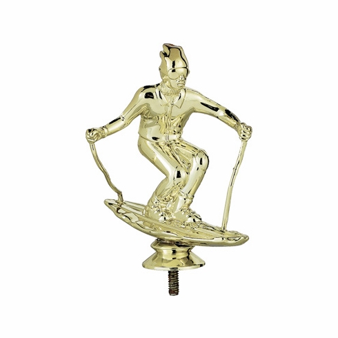SKIER MALE TROPHY FIGURE