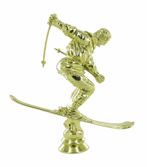 SKIING DOWN HILL MALE TROPHY FIGURE
