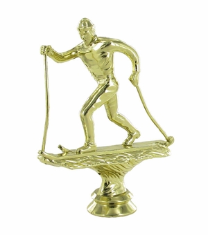 SKIING X-COUNTRY MALE TROPHY FIGURE