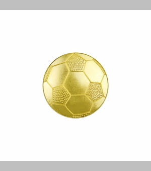 SOCCER CHENILLE PIN GOLD
