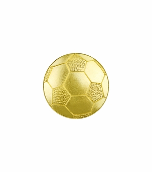 SOCCER CHENILLE PIN GOLD