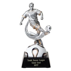SOCCER, MALE, 6 3/4 INCH FIGURE TROPHY