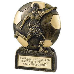 SOCCER MALE RESIN TROPHY