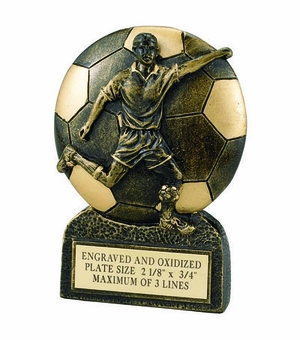 SOCCER MALE RESIN TROPHY