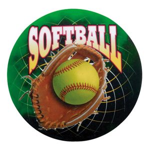 2 Inch in Diameter Round Softball Mylar Insert