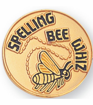 SPELLING BEE WHIZ PIN