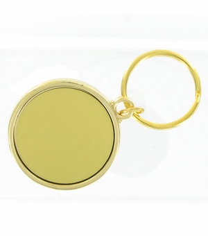 SPLIT KEY RING HOLDS 1-3/4 INCH GOLD INSERT