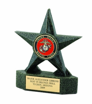 STAR BLACK RESIN , 7 INCH , HOLDS 2 INCH  MYLAR, WITHOUT PLATE