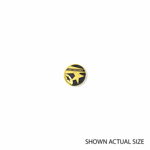 STAR PERFORMER ENAMELED PIN