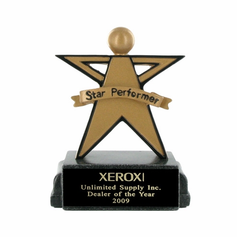 STAR PERFORMER SCHOLASTIC TROPHY, 5-1/4 INCH