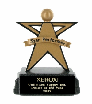 STAR PERFORMER SCHOLASTIC TROPHY, 5-1/4 INCH