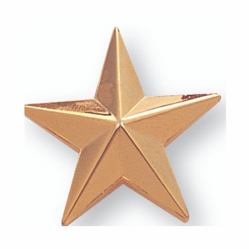 STAR PIN GOLD 1 INCH