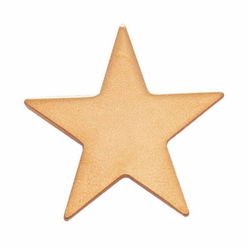 STAR PIN GOLD 1 INCH FLAT