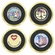 ASSORTED CALIFORNIA JUDICIAL SERVICE COASTER SET 