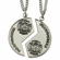 STERLING SILVER FIRE FIGHTER MIZPAH MEDAL NECKLACE