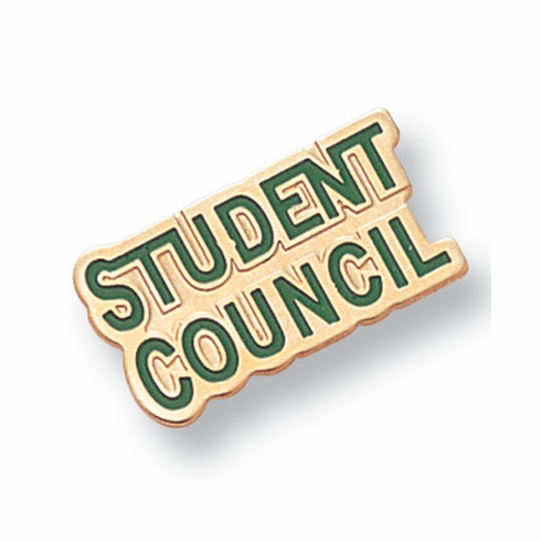 STUDENT COUNCIL PIN ENAMELED