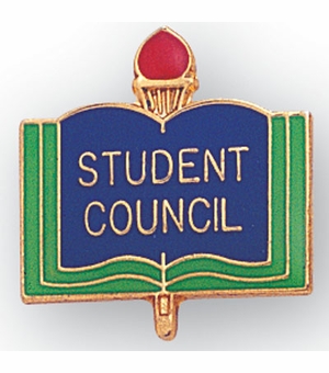 STUDENT COUNCIL PIN ENAMELED