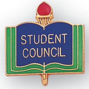 STUDENT COUNCIL PIN ENAMELED