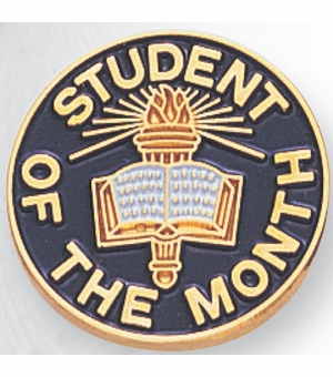 STUDENT OF THE MONTH PIN