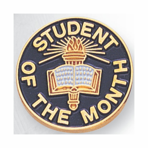 STUDENT OF THE MONTH PIN