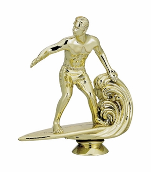 SURFER MALE TROPHY FIGURE