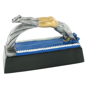 SWIMMER RESIN TROPHY, MALE