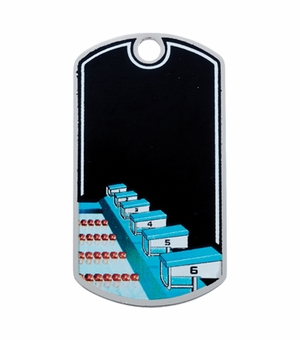 SWIMMING DOG TAG