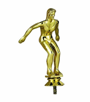 SWIMMING FEMALE TROPHY FIGURE