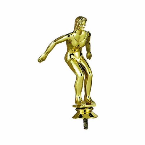 SWIMMING FEMALE TROPHY FIGURE