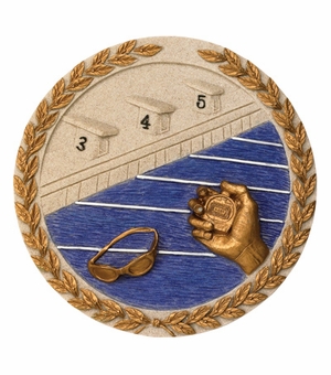 SWIMMING PLAQUE MOUNT