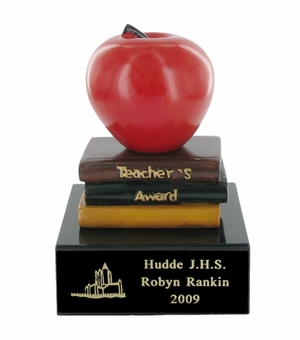 TEACHER'S AWARD SCHOLASTIC TROPHY, 4-1/2 INCH