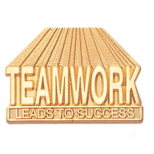 TEAMWORK LEADS TO SUCCESS PIN