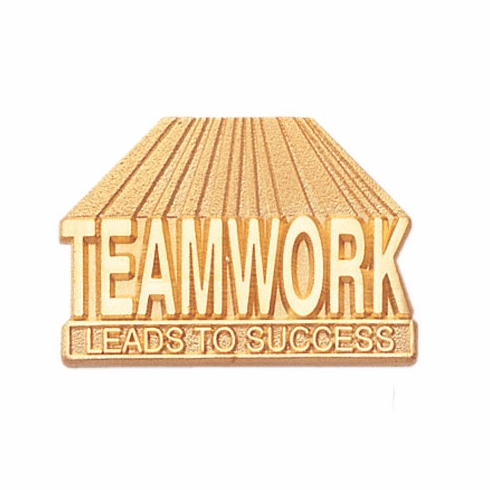 TEAMWORK LEADS TO SUCCESS PIN