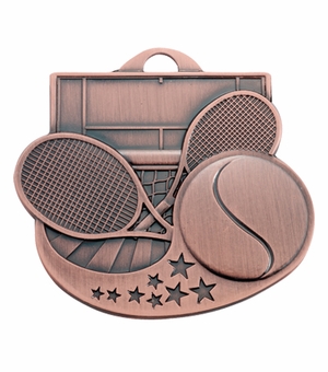 TENNIS MEDAL - MULTIPLE COLORS