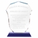 TEST ITEM - DO NOT ORDER!!! - 6 Inch Optical Crystal Police Shield Award on Blue Crystal Base