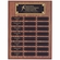 TEST ITEM - DO NOT ORDER!!! - 12 x 16 Inch Walnut Finish Perpetual Plaque With Black And Gold Header Plate - 24 Name Plates