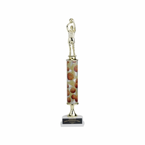 TEST ITEM - DO NOT ORDER!!! - 14, 15, 16 INCH ONE COLUMN SPORTS TROPHY TAKES FIGURE