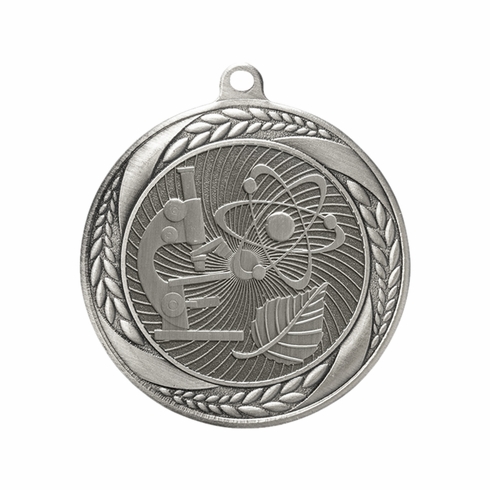 TEST ITEM - DO NOT ORDER!!! - 2-1/4 Inch Science Themed Medal in Antique Gold, Silver, or Bronze with Insert