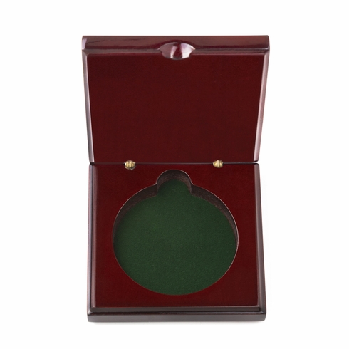 TEST ITEM - DO NOT ORDER!!! - 3 X 1 INCH ROSEWOOD PIANO FINISH COIN\MEDAL BOX