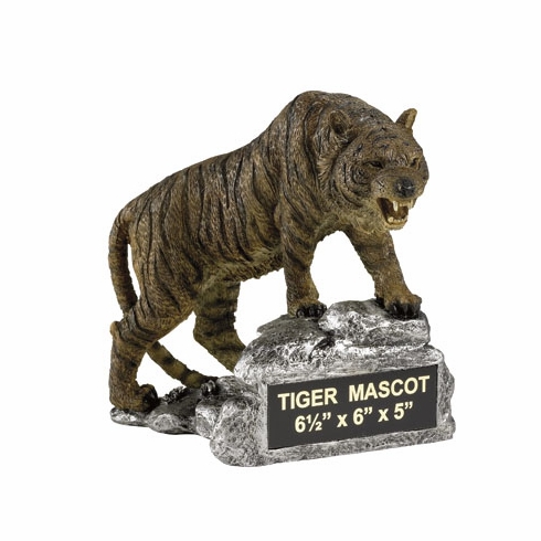 TIGER GROWLING MASCOT TROPHY
