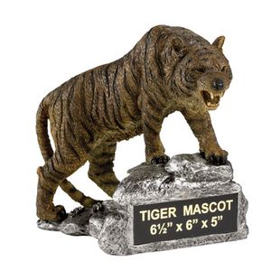TIGER GROWLING MASCOT TROPHY