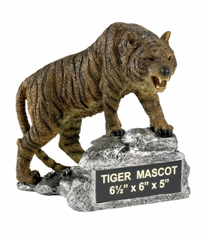 TIGER GROWLING MASCOT TROPHY WITHOUT PLATE